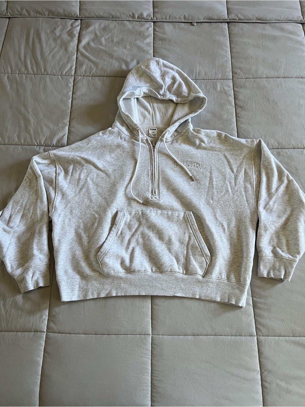 Pink Victoria Secret Half Zip Hoodie